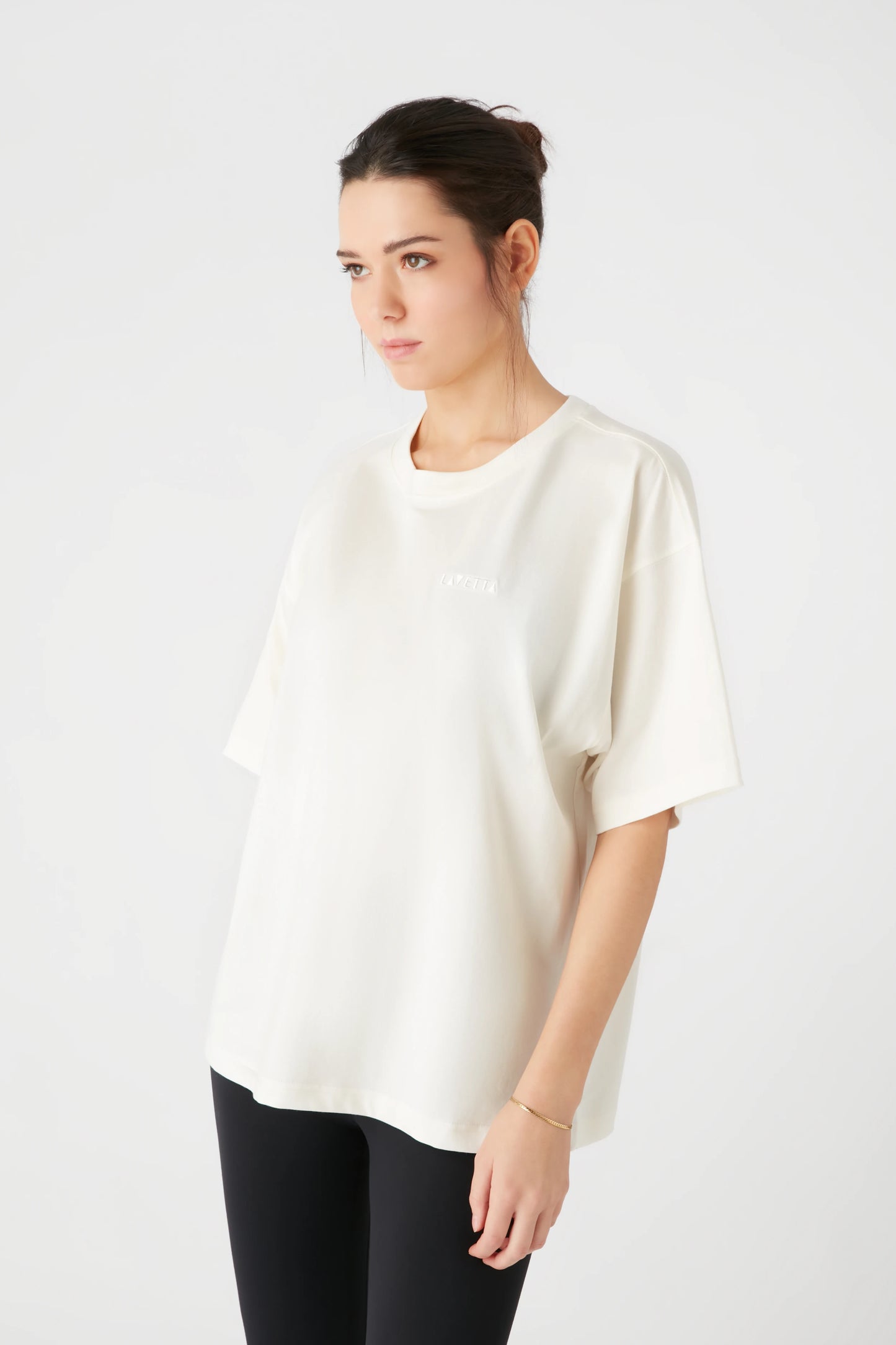 Mera Oversized Tee - Oat