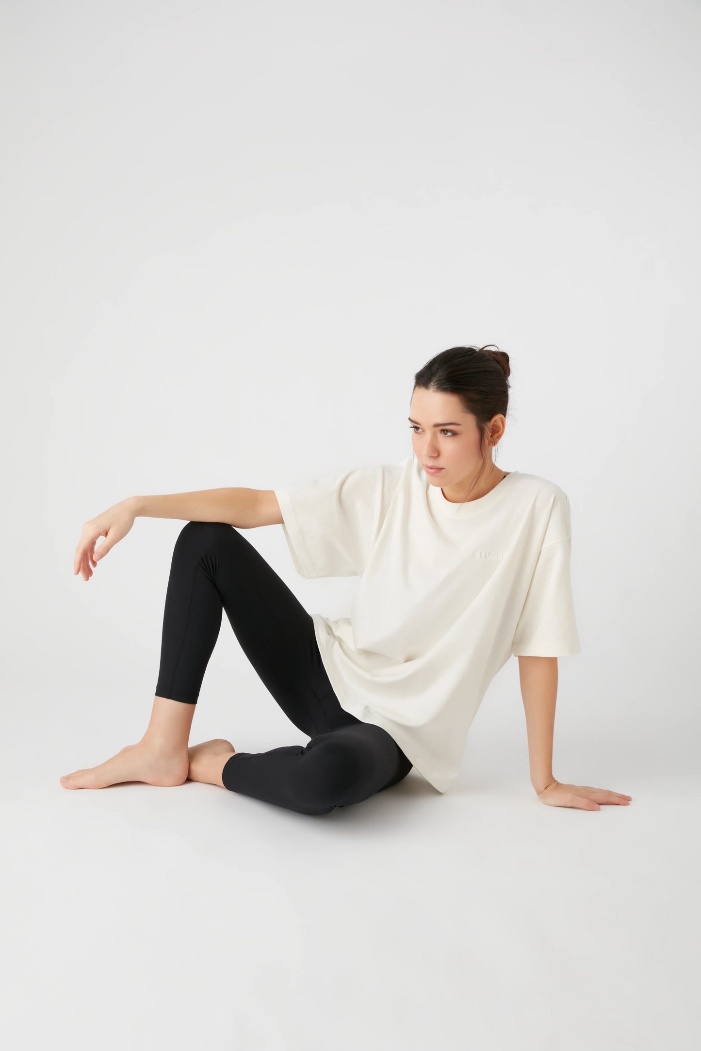 Mera Oversized Tee - Oat