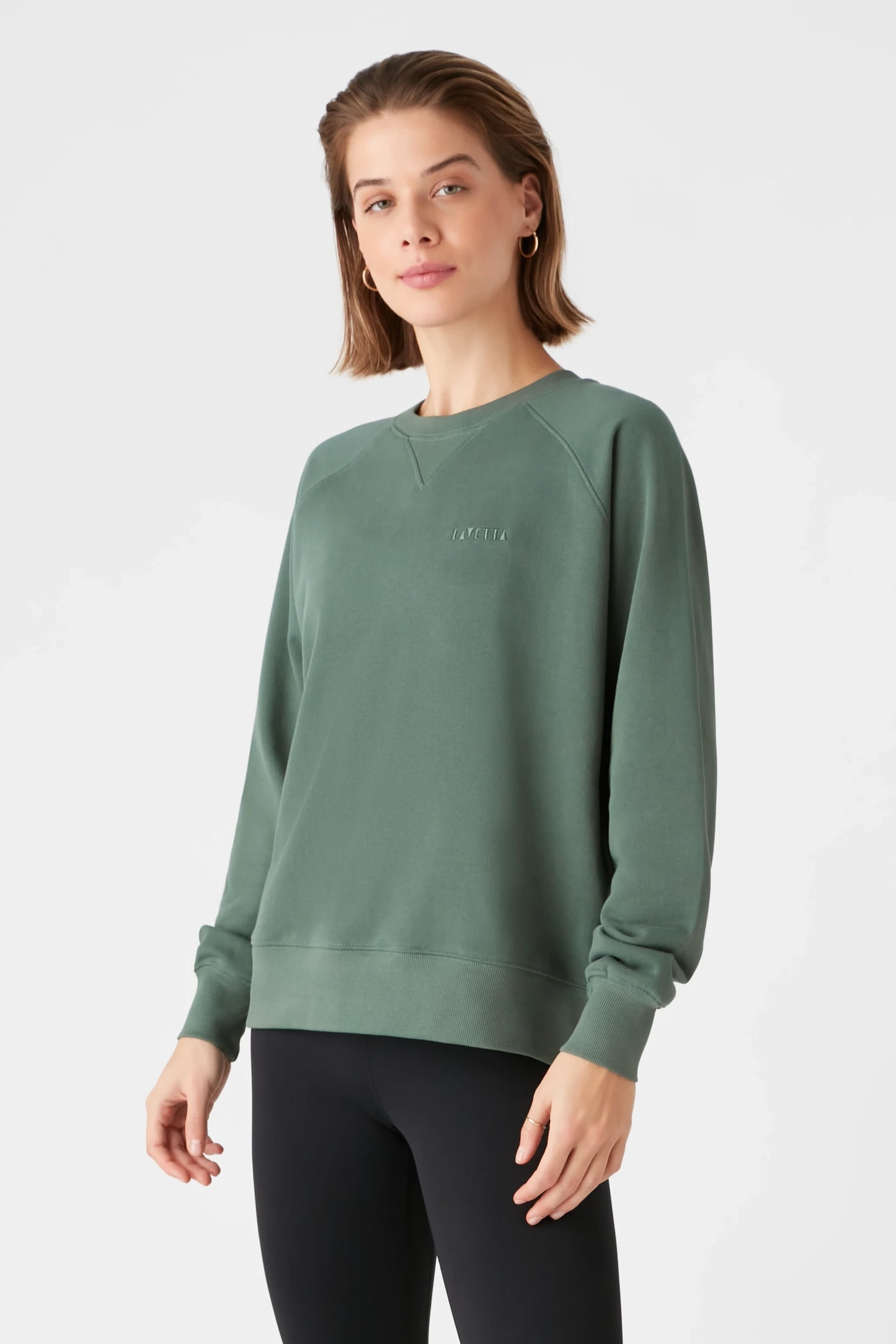 Mera Raglan Sweatshirt  - Sage Green