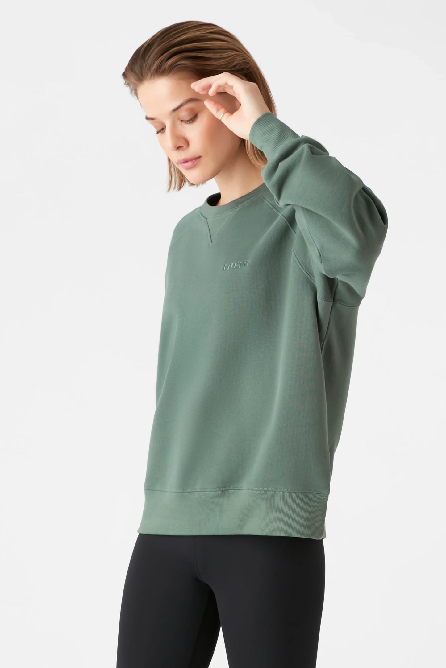 Mera Raglan Sweatshirt  - Sage Green