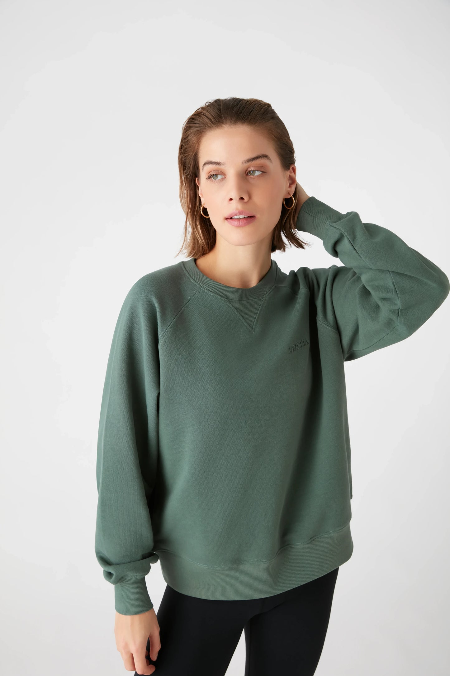 Mera Raglan Sweatshirt  - Sage Green