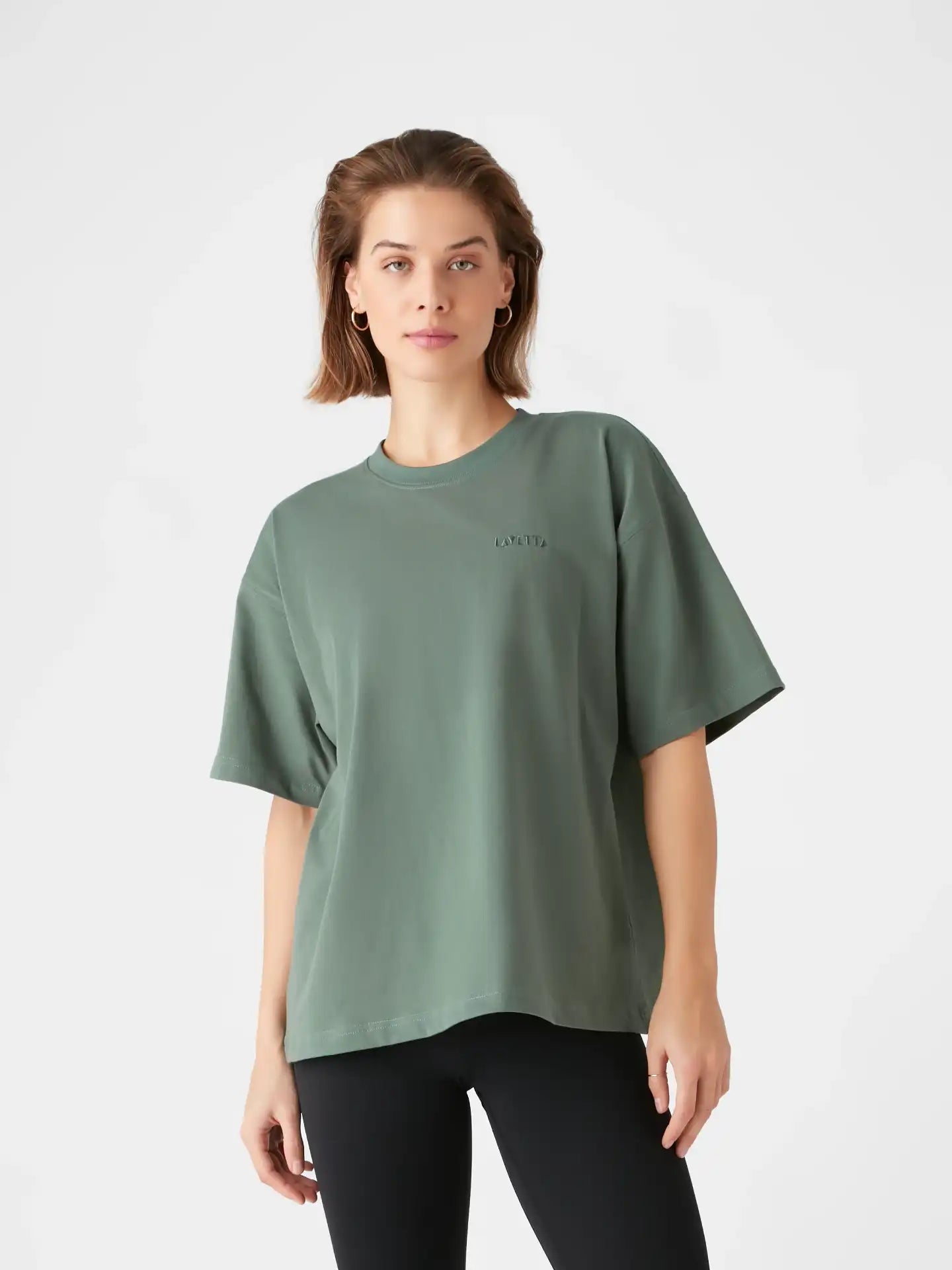 Mera Oversized Tee - Sage Green